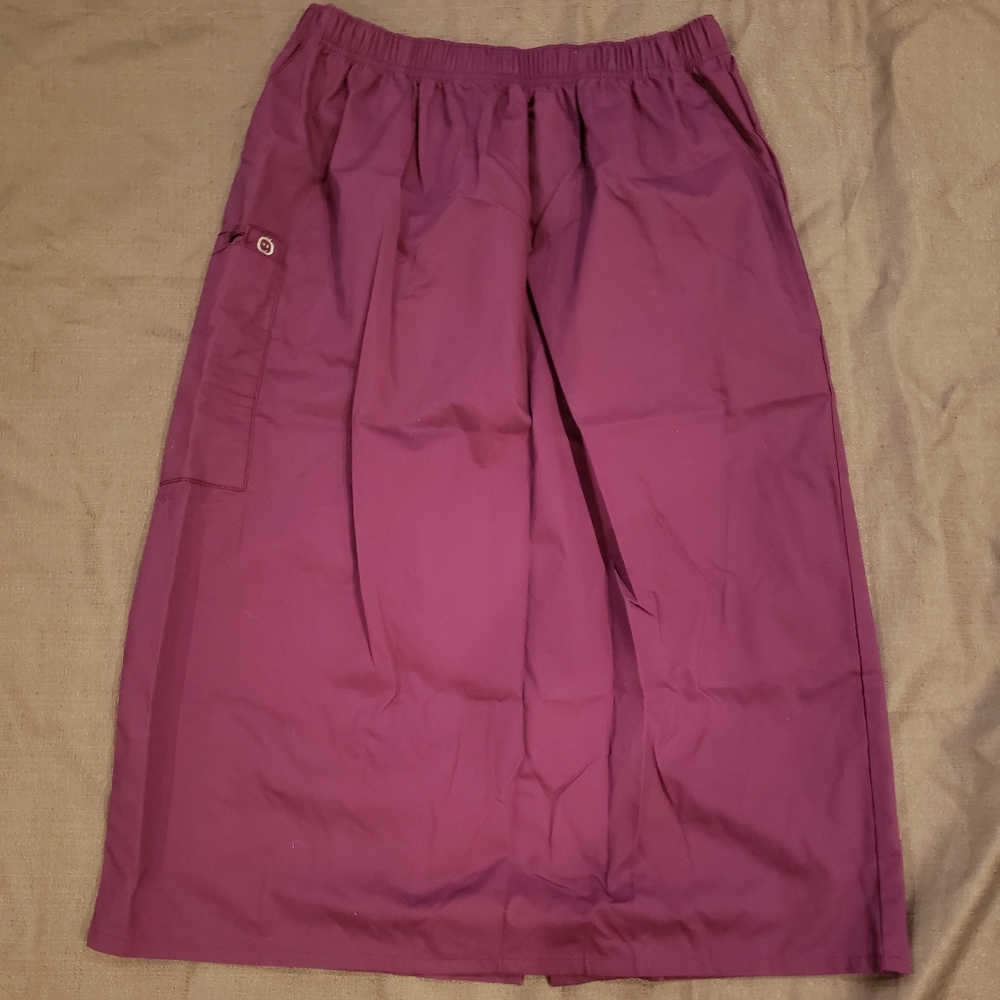 Wonder wink eggplant scrub skirt